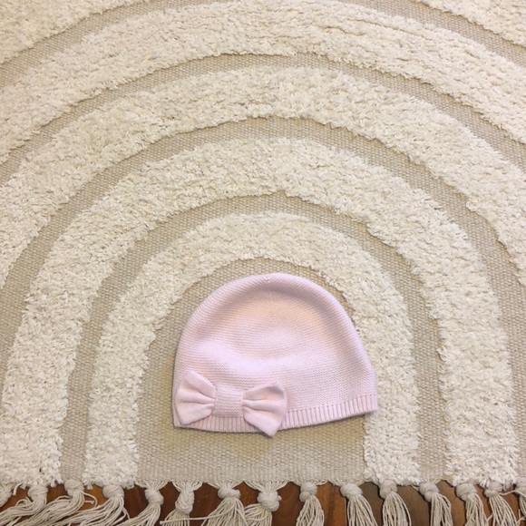 Jacadi newborn baby girl hat with bow - Picture 1 of 2